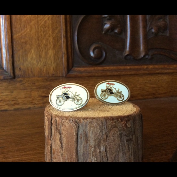 Jacob M.Oldak Other - Vintage 1950s Enamel Cufflinks